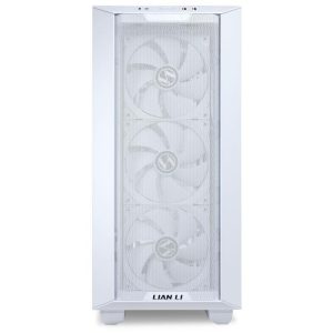 Кутия Lian-Li LANCOOL III Mid-Tower, Tempered Glass, Бяла - Image 4