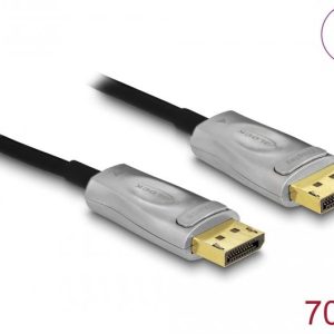 Оптичен кабел Delock, Активен, DisplayPort 1.4 8K, 70 m - Image 2