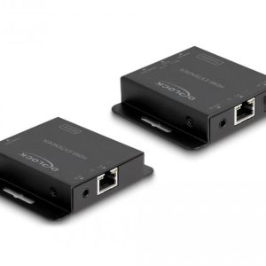 HDMI Extender (усилвател) DeLock, Усилва HDMI сигнал до 40/70 м по UTP кабел