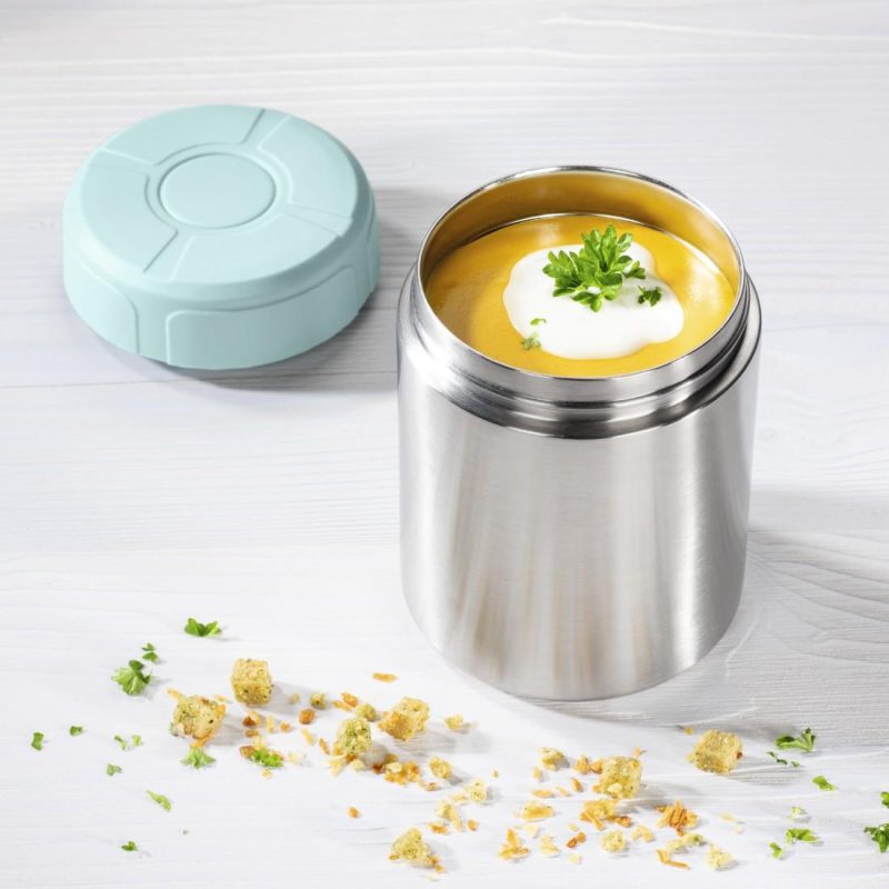 Термо съд Xavax To Go, Неръждаема стомана, 500 ml, Син - Image 8