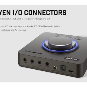 Външна звукова карта Creative Sound Blaster X4, USB-C, DAC, Super X-FI, TOSLINK - Image 2