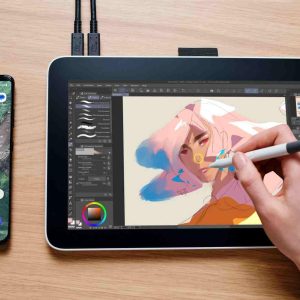 Графичен таблет Wacom one 12 pen display, 11.6", Бял - Image 2