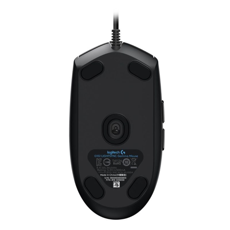 Геймърска мишка Logitech G102 LightSync, RGB, Оптична, Жична, USB - Image 5