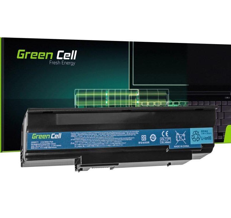 Батерия  за лаптоп GREEN CELL, Acer Acer Extensa 5235 5635 5635Z 5635G 5635ZG eMachines E528 E728, 11.1V, 4400mAh