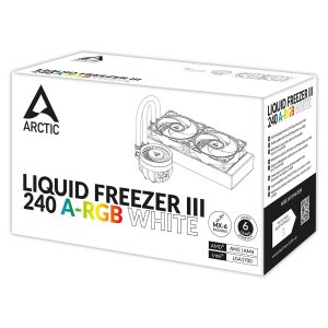 Охладител за процесор Arctic Liquid Freezer III 240 RGB White - Image 6
