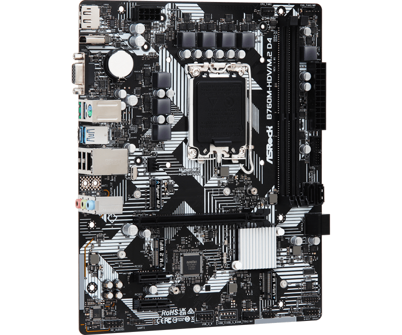 Дънна платка ASRock B760M-HDV M.2, LGA1700, ATX - Image 2