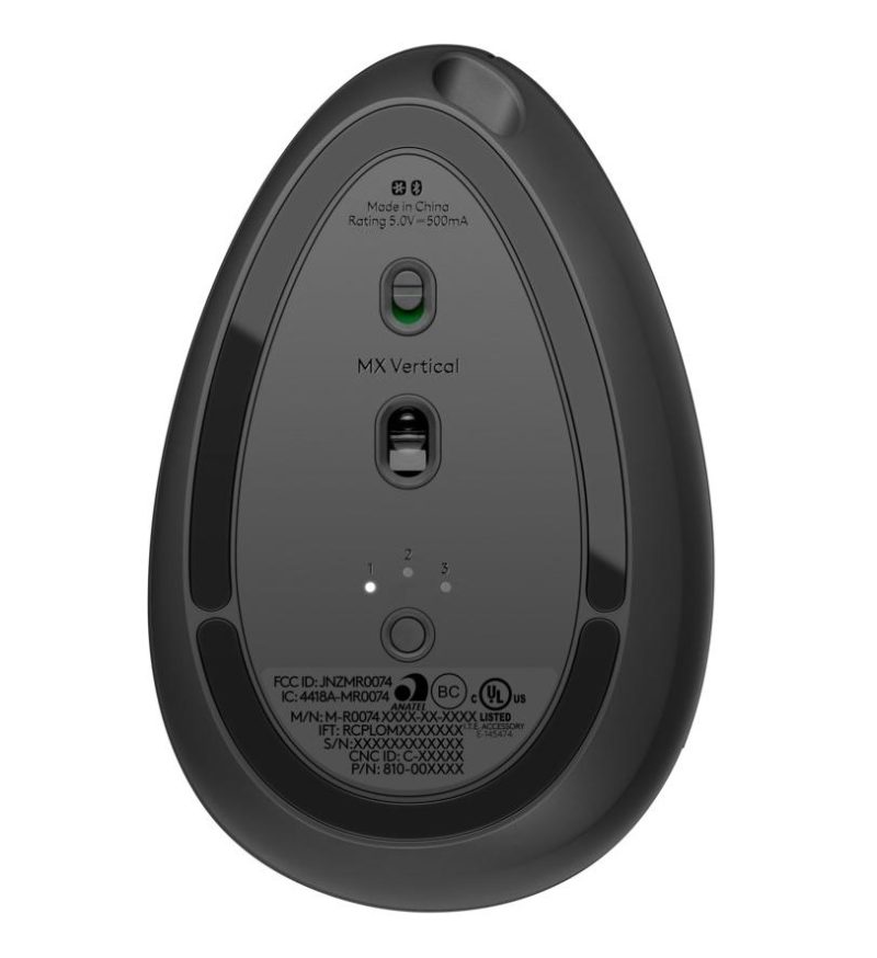 Безжична оптична мишка LOGITECH MX Vertical Advanced Ergonomic - Image 5