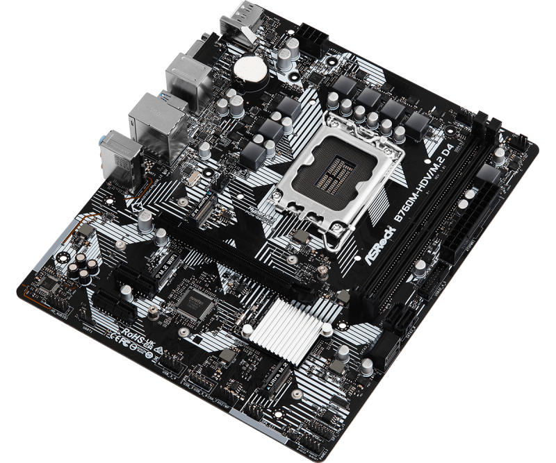 Дънна платка ASRock B760M-HDV M.2, LGA1700, ATX - Image 3