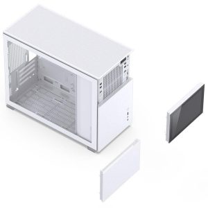 Кутия Jonsbo D31 Screen TG, mATX, Бял - Image 8