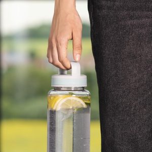 Бутилка за течности Xavax To Go, 1250 мл,пластмаса, лека, прозрачна - Image 5