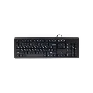 Клавиатура на Руски, A4tech KR92, USB, Черна, кирилизирана на Руски