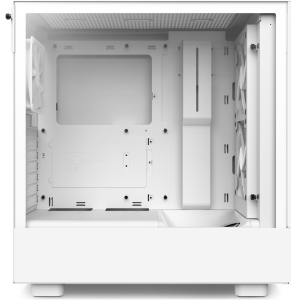 Кутия NZXT H5 Flow RGB Matte White, Mid-Tower - Image 7
