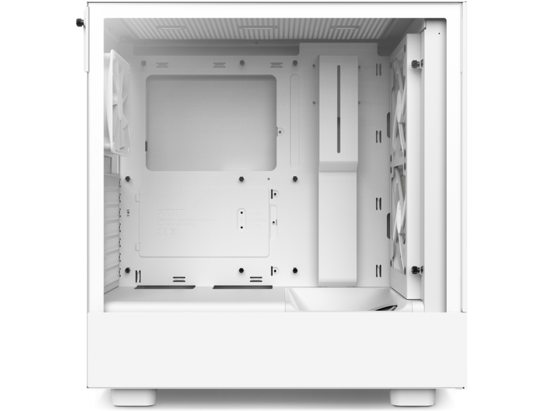 Кутия NZXT H5 Flow RGB Matte White, Mid-Tower - Image 7