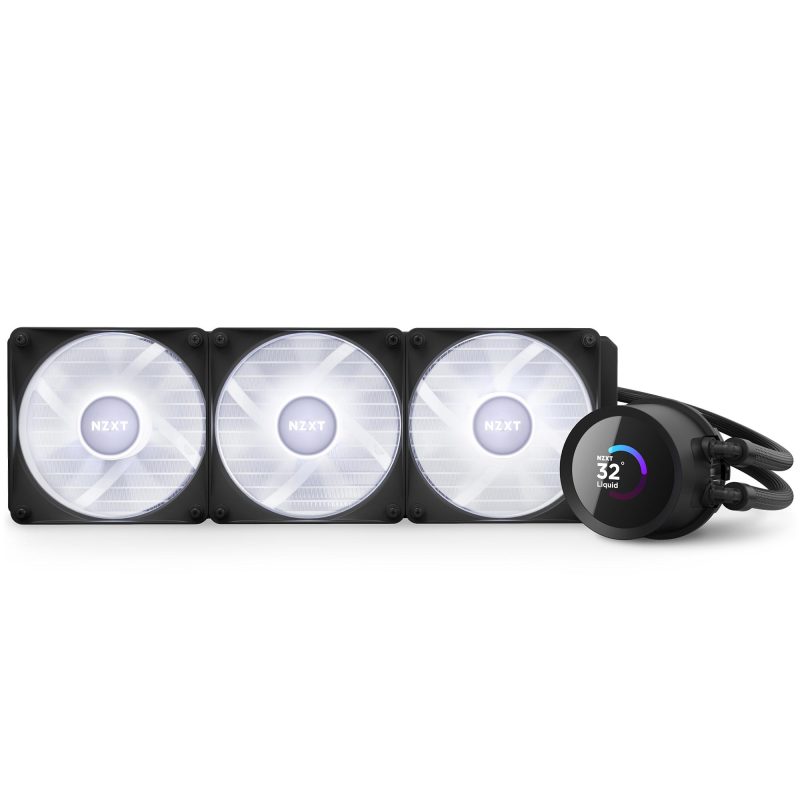 Охладител за процесор NZXT Kraken 360 RGB Black, LCD Display - Image 11