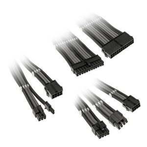 Комплект оплетени кабели Kolink Core, Black/Grey - Image 2