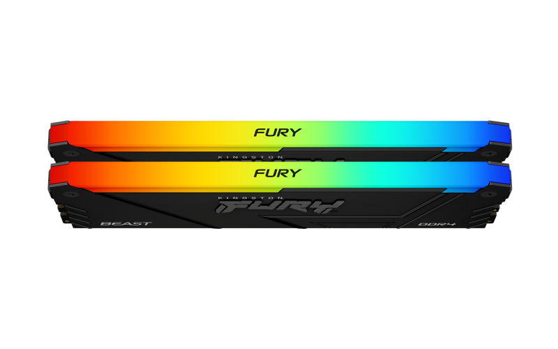 Памет Kingston FURY Beast Black RGB 64GB(2x32GB) DDR4 3200MHz CL16 - Image 4