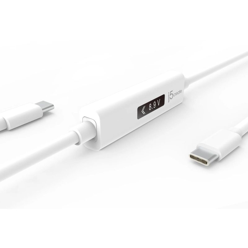 Кабел за зареждане j5create JUCP14, Измервател на мощност, USB-C - Image 2