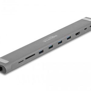 Докинг станция Delock Type-C, 4K - HDMI, USB 3.2 Gen 1, LAN, SD, PD 3.0