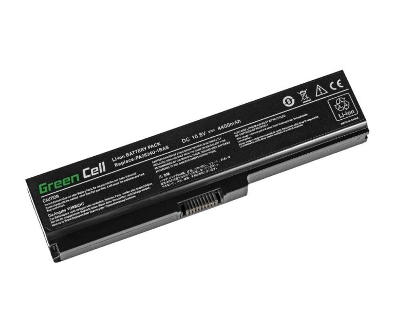 Батерия  за лаптоп GREEN CELL, Toshiba Satellite A660 C650 C660 C660D L650 L650D L655 L670 L670D L675 PA3635U PA3634U, 10.8V, 4400mAh - Image 2