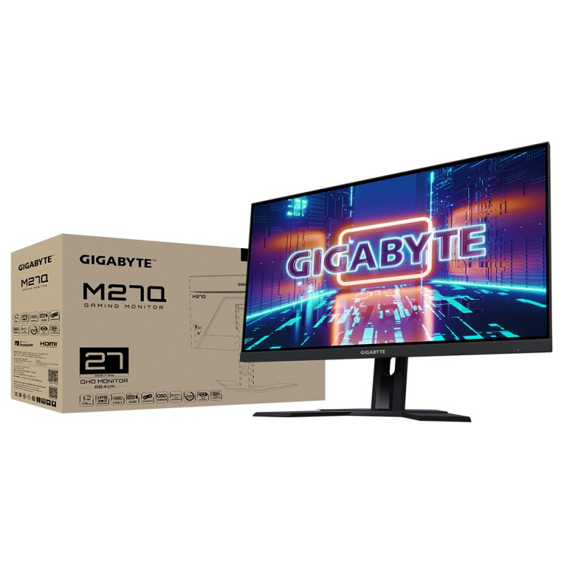 Геймърски Монитор Gigabyte M27Q-EK, QHD, 170hz, 1 ms Rev 2.0 - Image 8