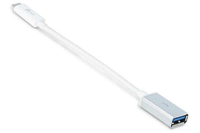 Адаптер  j5create JUCX05, USB-C 3.1 мъжко - USB-A женско 5Gb/s, 90см - Image 2