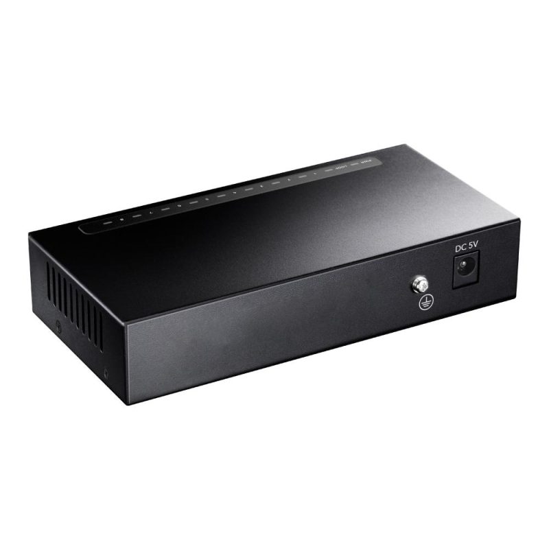 Суич Cudy GS108, 8 портов, 10/100/1000, Auto-MDI/MDIX, Метален корпус - Image 3