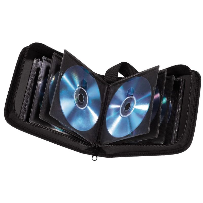 Класьор за 32 CD/DVD/Blu-ray HAMA, Черен - Image 2