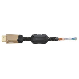 Кабел HAMA Premium, HDMI мъжко - HDMI мъжко, 1.5 м, Ферит, Позлатени конектори - Image 3