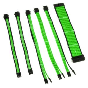 Комплект оплетени кабели Kolink Core, Green - Image 3