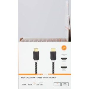 Кабел HAMA 205444, HDMI мъжко - HDMI мъжко, Ethernet, 1.5 м, Позлатени конектори, Черен - Image 2