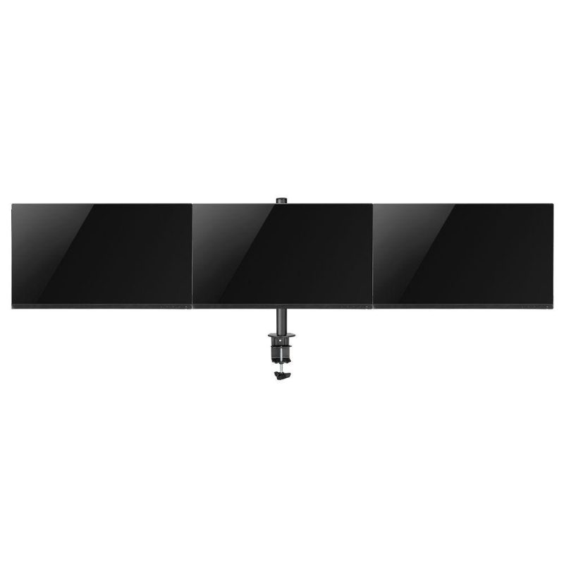 Стойка за 3 мониторa ACT AC8303, За бюро, Регулируема, 27", 21 кг, Черна - Image 6