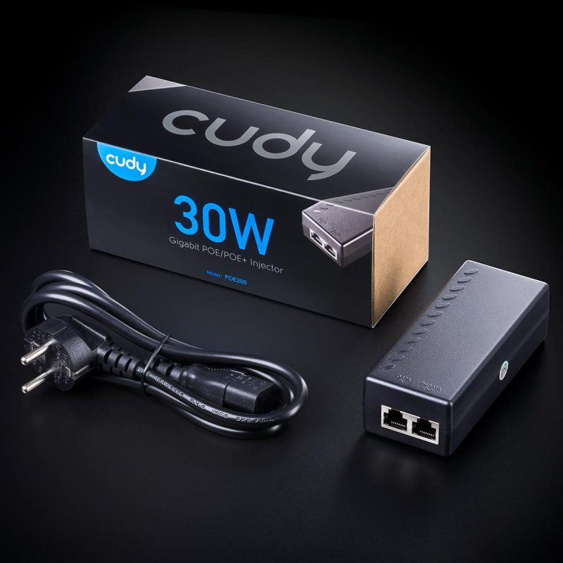PoE инжектор Cudy POE200, Gigabit PoE+/PoE, 30W, 1 x 10/100/1000Mbps - Image 6