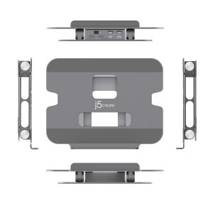 Поставка за лаптоп с докинг станция j5create JTS427, до 16", USB-C, HDMI, 4K - Image 3