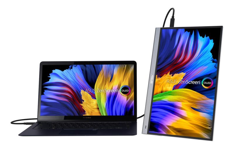 Монитор ASUS ZenScreen MQ16AH - 15.6",OLED, 1ms, HDR-10 - Image 6