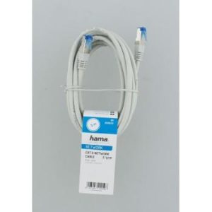 Мрежов пач кабел HAMA F/UTP, CAT 6, RJ-45 - RJ-45, 1Gbit/s, 3.0 m, Сив, Булк - Image 2