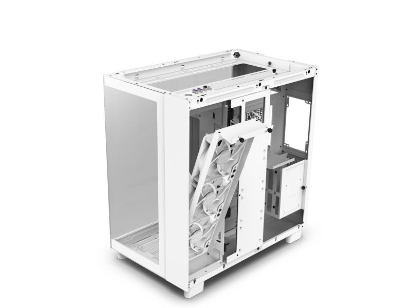 Кутия NZXT H9 Flow Matte White - Image 9
