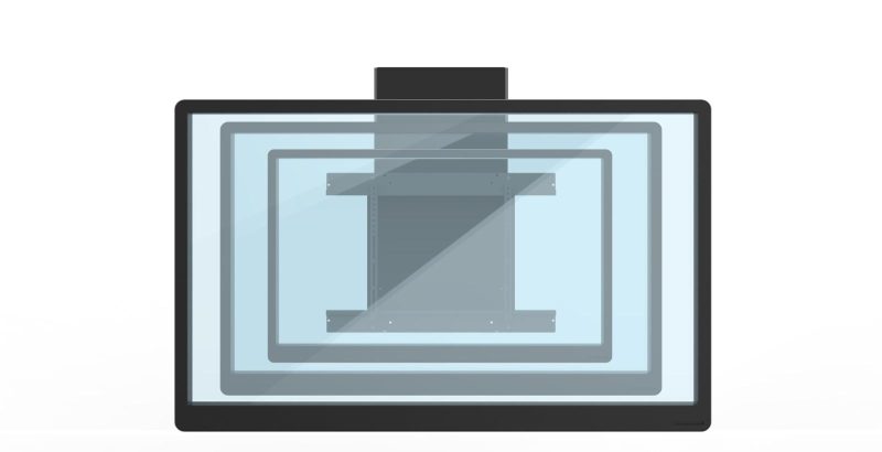 BalanceBox 400-70 Medium, Монтаж на стена на публични и интерактивни дисплеи 55" - 75", Регулиране височината - Image 5