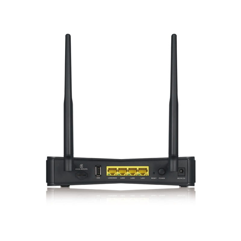 Безжичен рутер ZYXEL LTE3301-PLUS, SIM, 4G, 4x 1Gb порта, AC1200 - Image 4