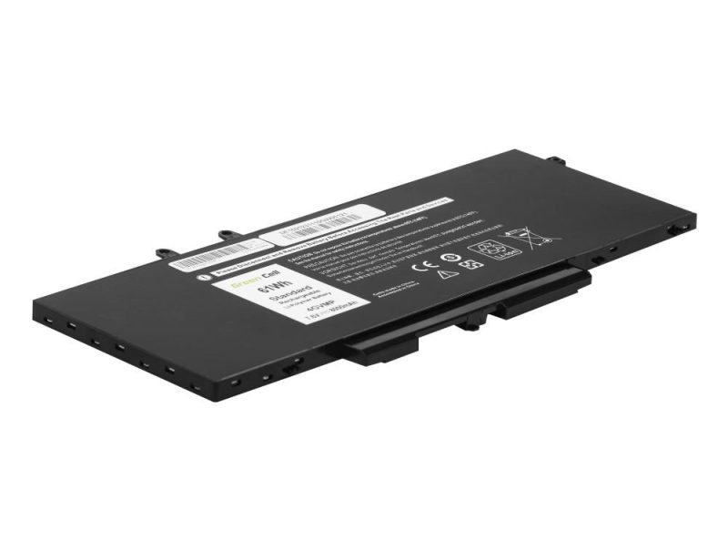 Батерия за лаптоп Dell Latitude 5400 5410 5500 5510 Precision 3540 3550 4GVMP 7,4V 8000mAh GREEN CELL - Image 3