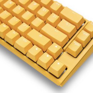 Геймърскa механична клавиатура Ducky One 3 Yellow SF 65, Cherry MX Black суичове - Image 4