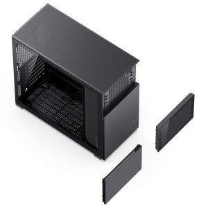 Кутия Jonsbo D41 Screen TG, mATX, Черна - Image 7
