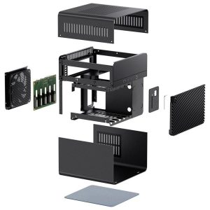 Кутия Jonsbo N2, Mini-ITX, Черна - Image 9