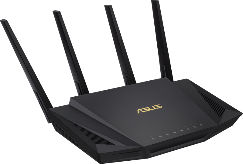 Безжичен рутер ASUS RT-AX58U V2, AX3000 Dual Band WiFi 6 (802.11ax), MU-MIMO, IPv6, OFDMA, AiMesh, AiProtection Pro, 2402 Mbps - Image 3