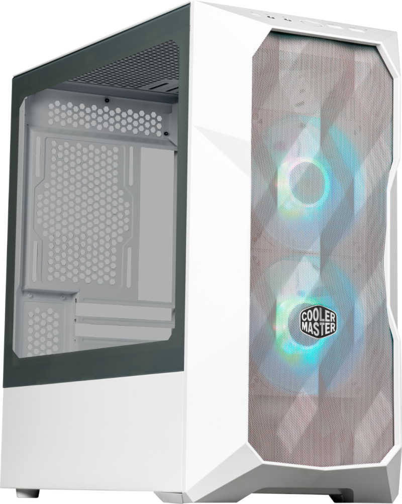Кутия Cooler Master MasterBox TD300 Mesh, Бяла - Image 2