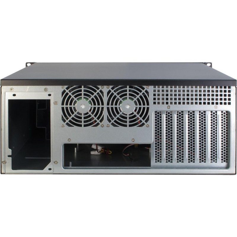 Кутия InterTech 4U-4098-S, 4U, 19", Чернa - Image 3