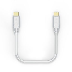 Кабел за зареждане, USB-C - USB-C,1.5м, позл.конектори - Image 3