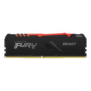 Памет Kingston FURY Beast Black RGB 16GB(2x8GB) DDR4 PC4-24000 3000MHz CL15 KF430C15BBAK2/16 - Image 2