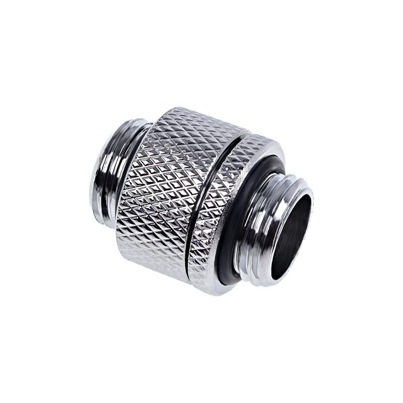 Адаптер съединител с външна резба Alphacool, Въртящ се, G1/4, Сребрист