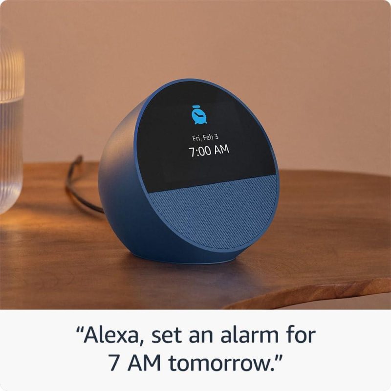 Смарт часовник Amazon Echo Spot 2024 , гласов асистент, Blue - Image 2
