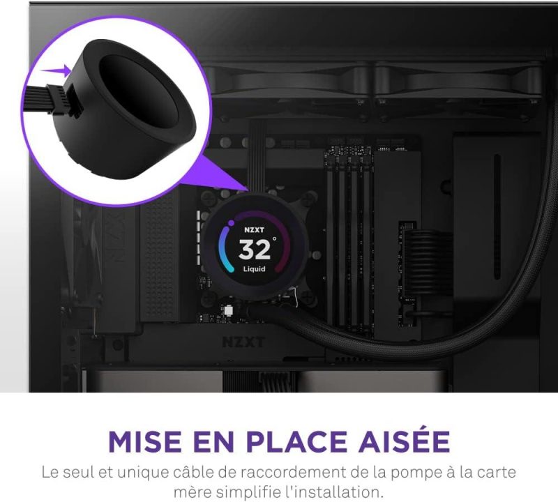 Охладител за процесор NZXT Kraken Elite 360 Black, 2.72" LCD Display - Image 7